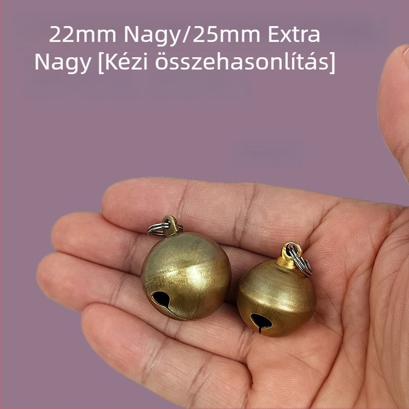 Tengeri horgászbot jelzőharang, extra-nagy sárgaréz haranggal 22–25 mm, hosszú dobásokhoz