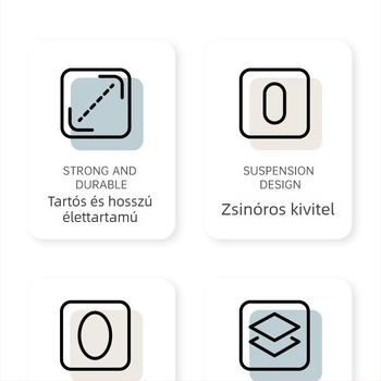 Rozsdamentes acél edények tisztító golyó akasztó zsinórral