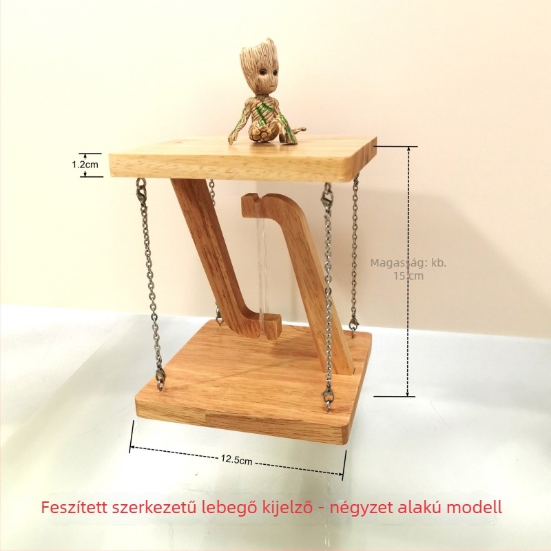 Feszített teljes szerkezetű kreatív levitáló anti‑gravitációs díszítés — STEM játék és bútormodell kínai stílusú kézművességgel