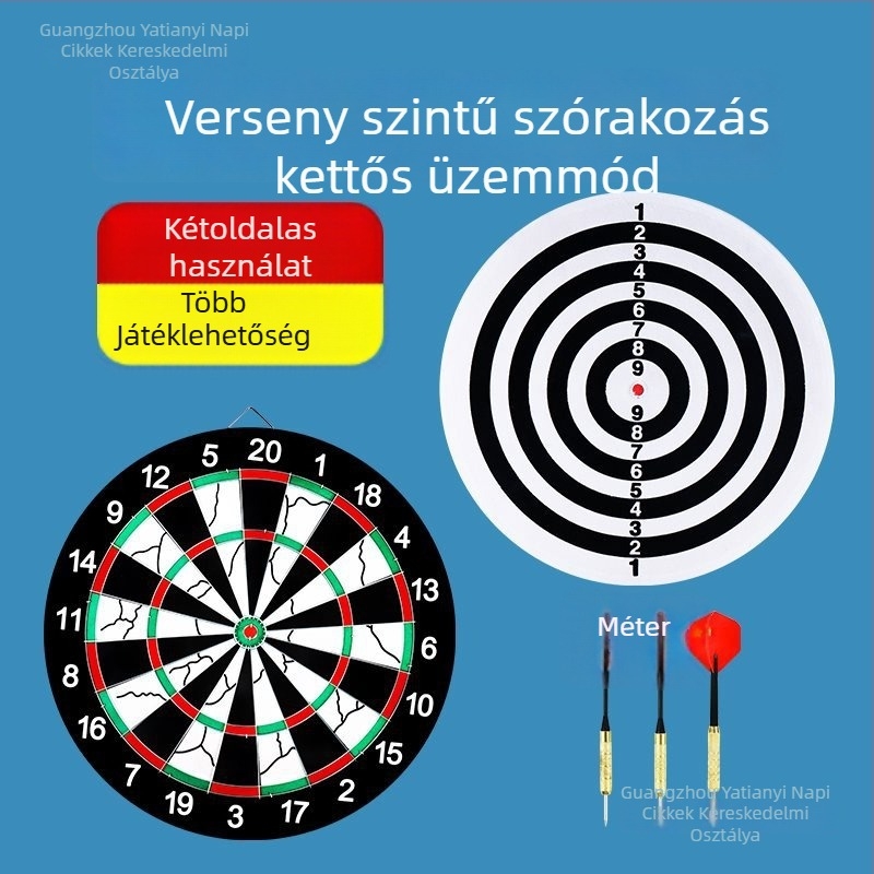 Belső használatú darts készlet – professzionális céltábla otthoni használatra, biztonságos gyerekeknek és felnőtteknek