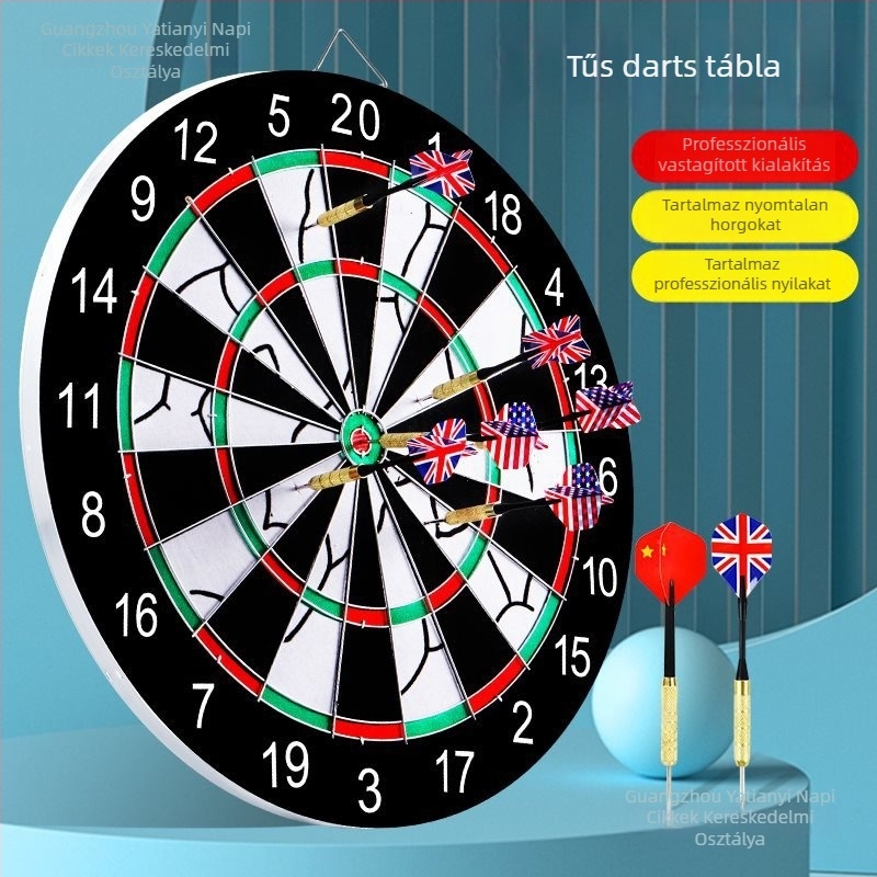 Belső használatú darts készlet – professzionális céltábla otthoni használatra, biztonságos gyerekeknek és felnőtteknek