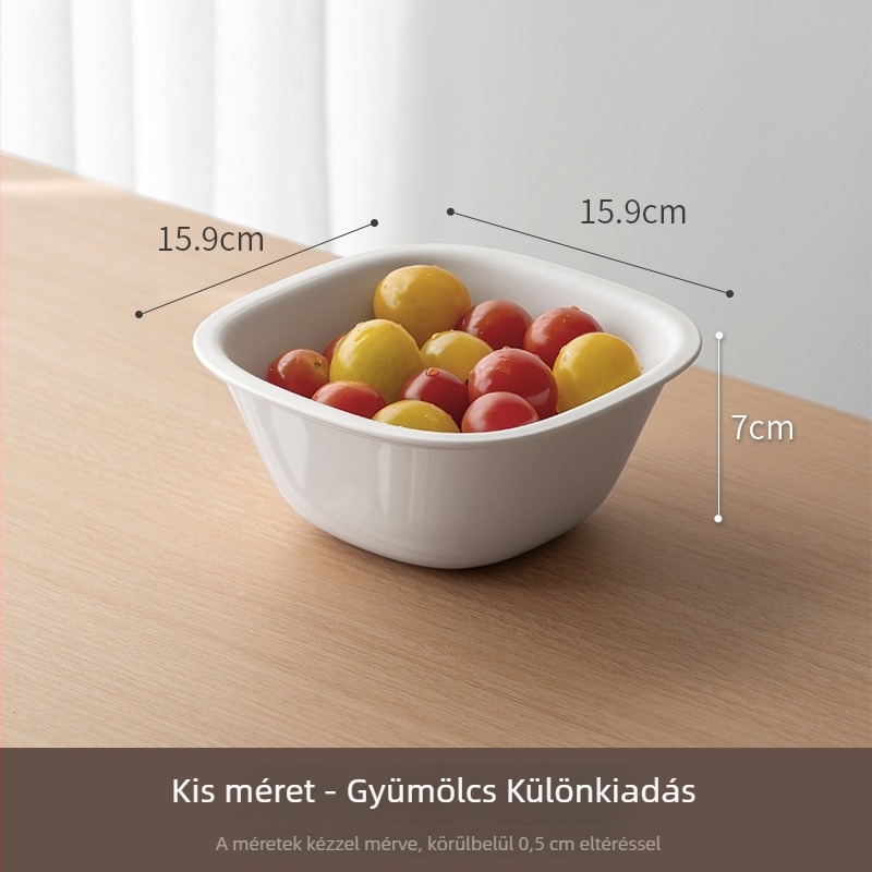 Lazy Corner Két‑szintes mini gyümölcsmosó és leeresztő kosár – otthoni konyhához és nappalihoz, multifunkcionális