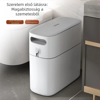 ecoco 12 L kompakt automata kuka fedéllel, otthoni, fürdőszoba és konyha használatra