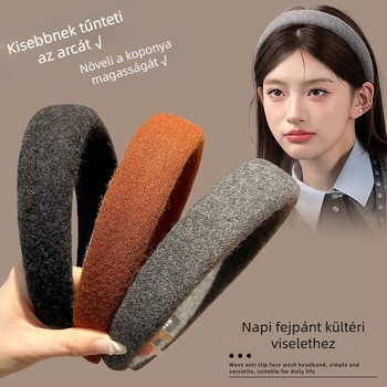 Női gyapjú fejpánt, 2025-ös új modell a mindennapi viselethez, koreai stílusú kiegészítő