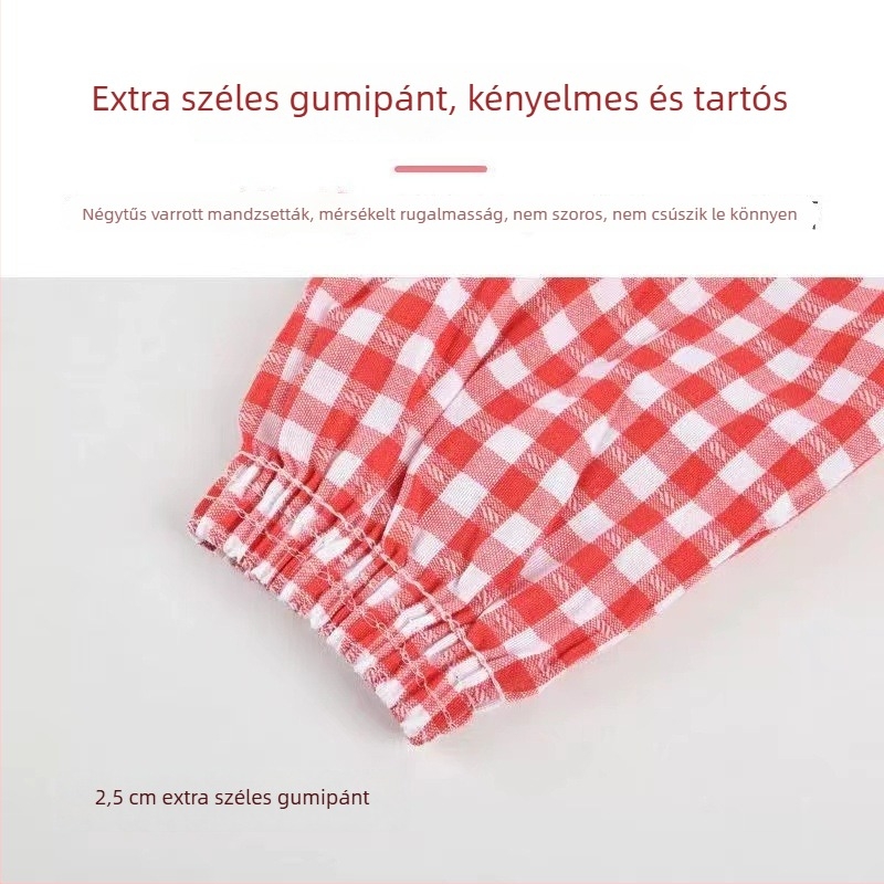 100% pamut karvédő - uniszex, hosszú nyári munkavédő ujjvédő, olajálló