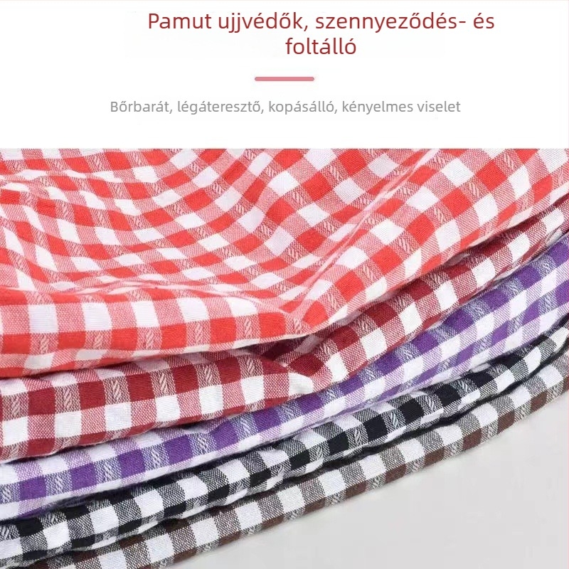 100% pamut karvédő - uniszex, hosszú nyári munkavédő ujjvédő, olajálló