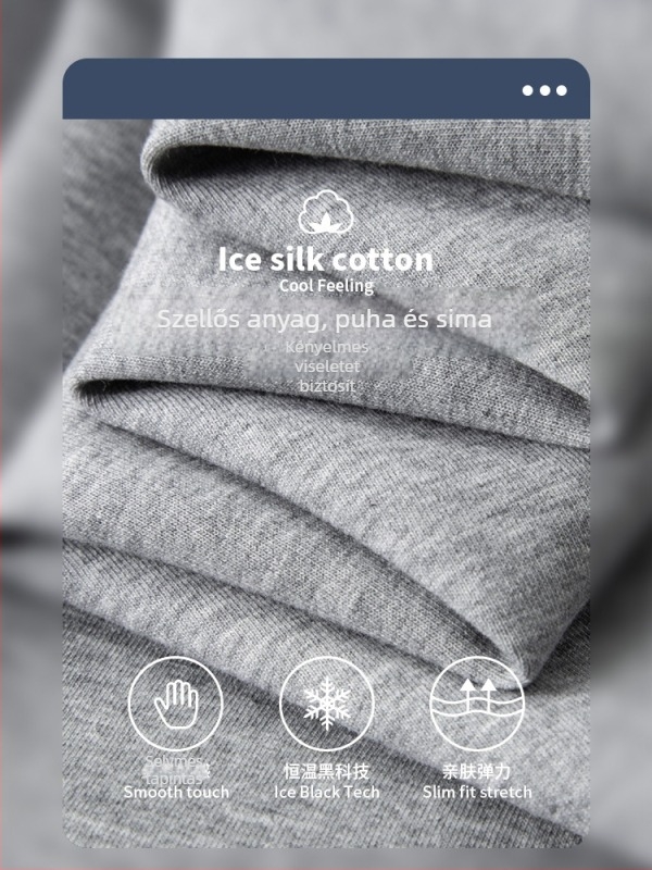 Férfi sportnadrág hátoldali bőr patch-szel a zsebén, Space Cotton anyag, ősz-tél, karcsú fazon, fehér, mindennapi viselet