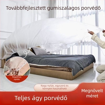 Ágy- és kanapéfedő gumiszalaggal, teljes lefedettség, egyszer használatos
