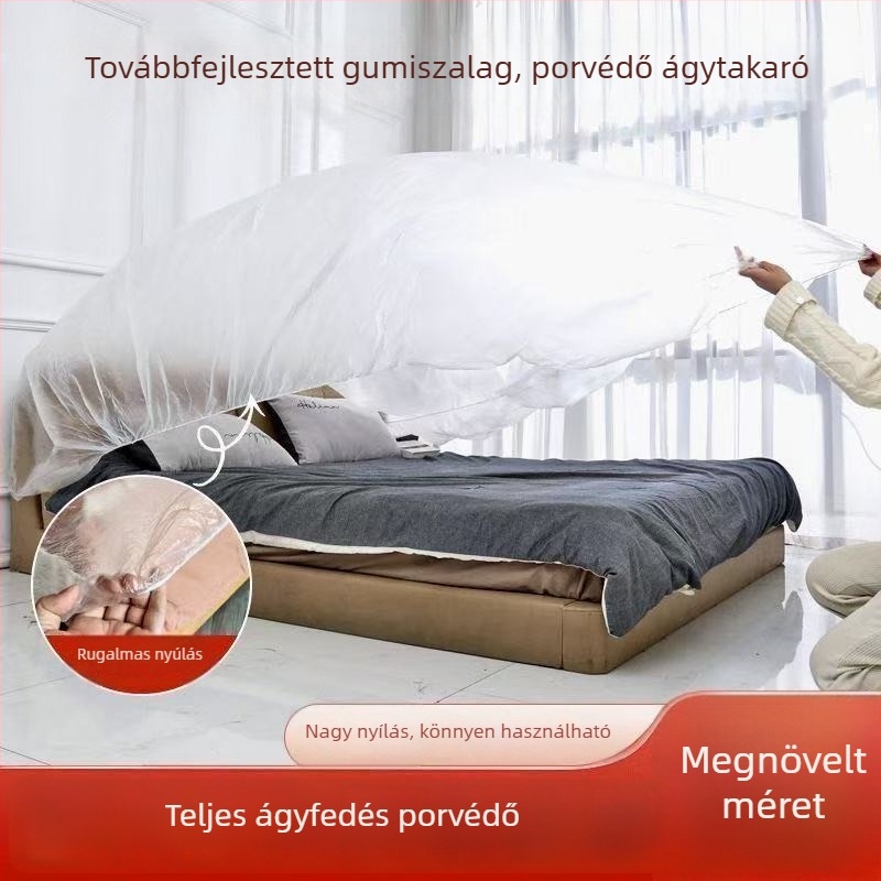 Ágy- és kanapéfedő gumiszalaggal, teljes lefedettség, egyszer használatos