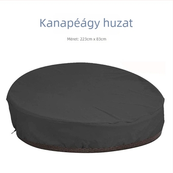 Kültéri kanapéágy huzat – esőálló és porvédő, poliészter