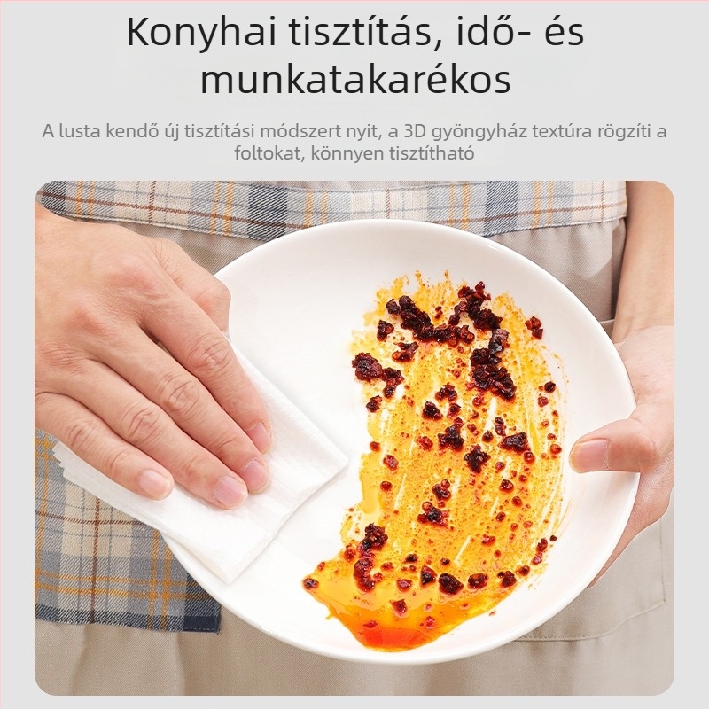 Konyhai tisztító rongy, akasztós, alsó kihúzható rész, egyszer használatos mosogatáshoz