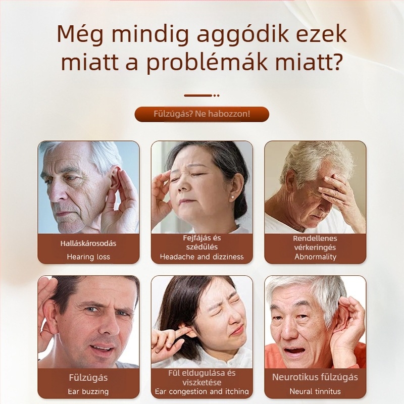 Akupunktúrás pontokhoz tartozó fülzúgás tapasz nyomásteres stimulációval