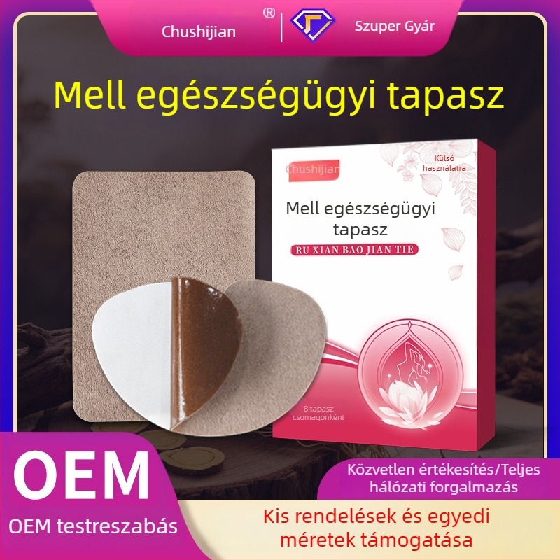 Mell egészségét támogató tapaszok akupunktúrás pontokkal a mellkas területére