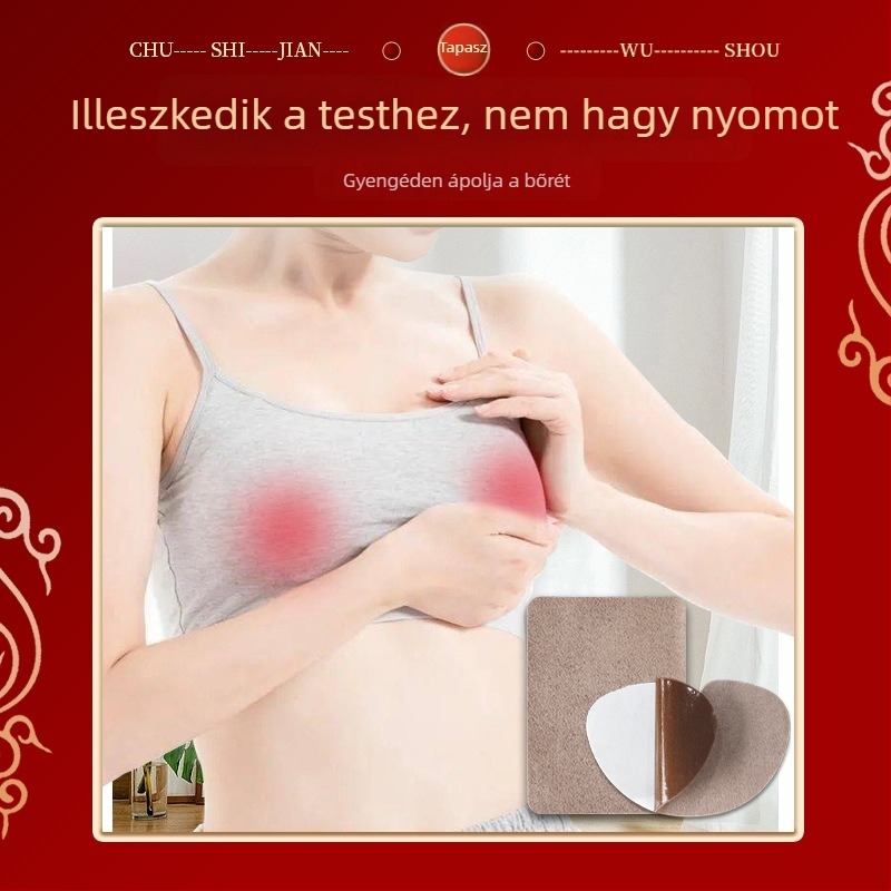 Mell egészségét támogató tapaszok akupunktúrás pontokkal a mellkas területére