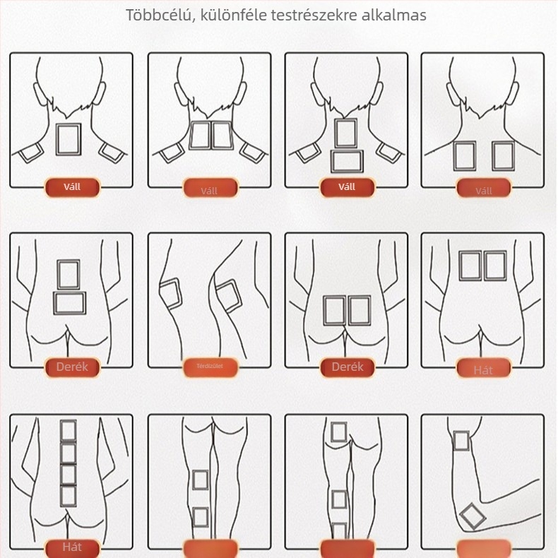 Princess Nasha Önmelegedő Centipede fájdalomcsillapító tapasz, 10 db