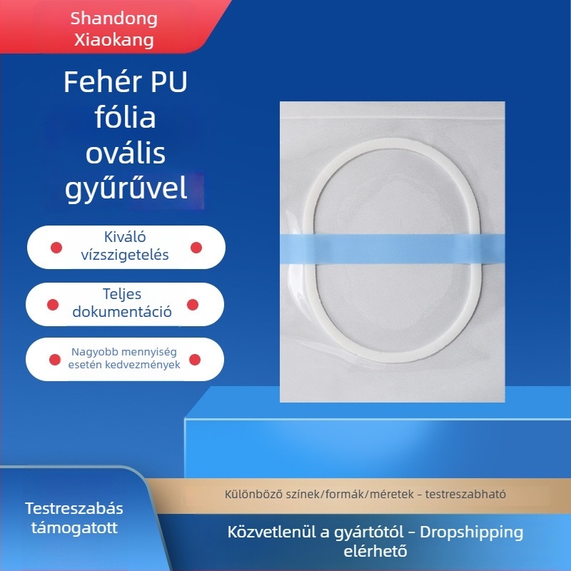 Xiaokang PU membrán körgyűrűvel, átlátszó vízálló tapasz akupunktúrás pontokhoz