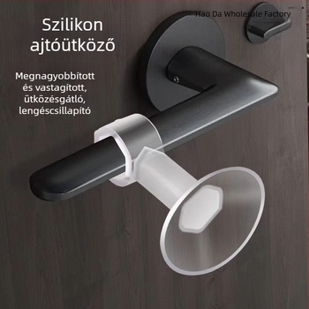 Szilikon ajtó fogantyú védő szívókupakkal – ütközésmentes, csendes, fürdőszobába és ablakokra