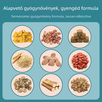 Gyermekeknek és csecsemőknek szánt herbális hasgáz-mentesítő tapasz, köldök környéki, önmelegedő