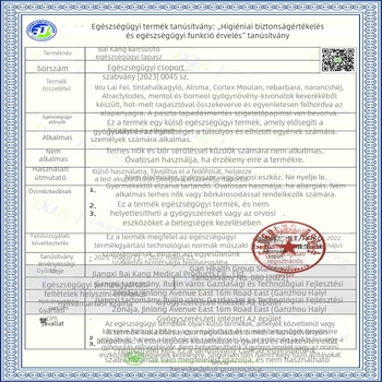 Yao Benren Gyógynövényes zsírégető tapasz a hasra