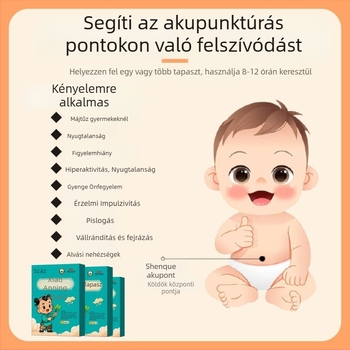 Gyermekek hiperaktivitásához akupunktúrás mézes tapaszok