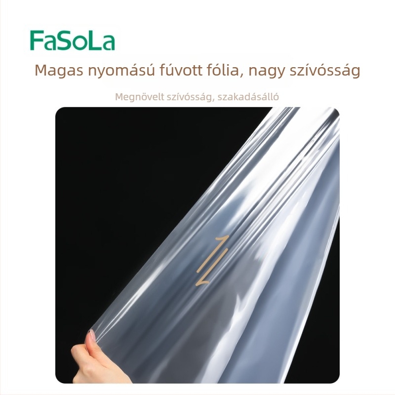 FaSoLa Átlátszó ruhatakaró porvédő, gardróbhoz, egyszer használatos felakasztható tároló kabátok és öltönyök számára