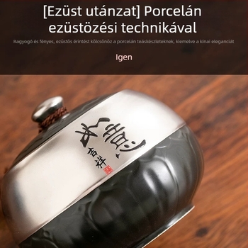 Zárható kerámia teás tároló edény zöld-, fekete- és Pu'er teához