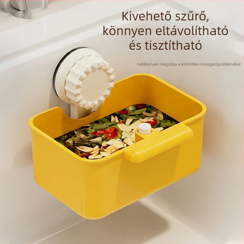 Forgó szívócsés mosogatókosár – élelmiszer-maradékok szűrője és gyümölcsök öblítésére