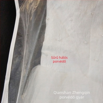 Átlátszó organza porvédő menyasszonyi ruhához, hosszú uszályhoz