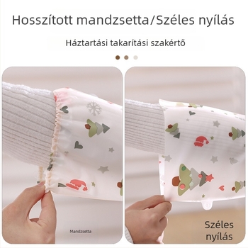 Hosszú mosogató kesztyű fleece béléssel, vízálló, csúszásmentes, PVC, 30 cm hosszú