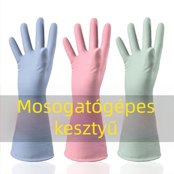 Mosogatós kesztyűk, vízálló latex anyagból, konyhai használatra, tartósak mosogatáshoz, zöldségek és ruhák mosásához, uniszex