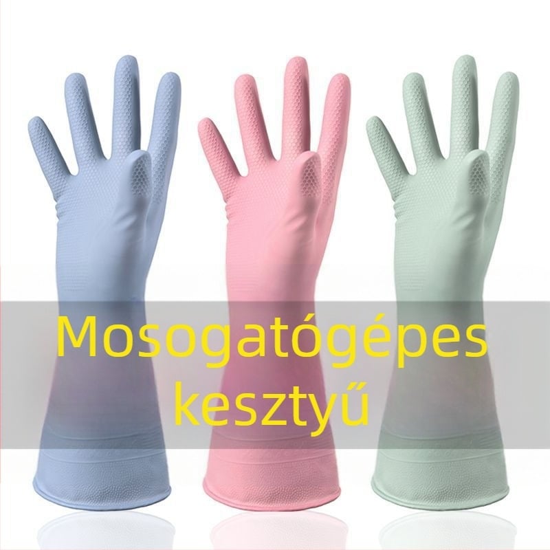 Mosogatós kesztyűk, vízálló latex anyagból, konyhai használatra, tartósak mosogatáshoz, zöldségek és ruhák mosásához, uniszex