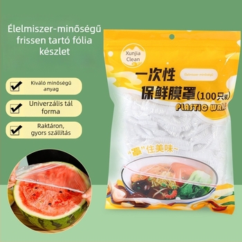 Hengyuan Egyszer használatos PE fóliafedél, áttetsző, élelmiszer-minőség, por- és rovarvédő