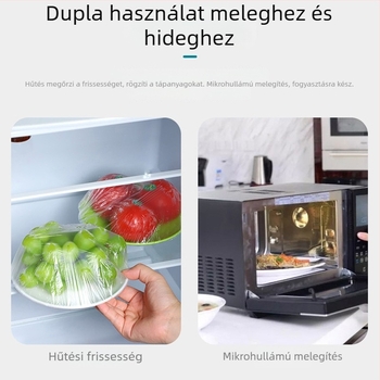 Hengyuan Egyszer használatos PE fóliafedél, áttetsző, élelmiszer-minőség, por- és rovarvédő