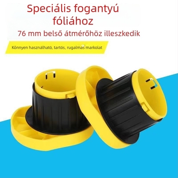 Megvastagított csomagoló fólia fogó beépített fékkel és kézvédővel