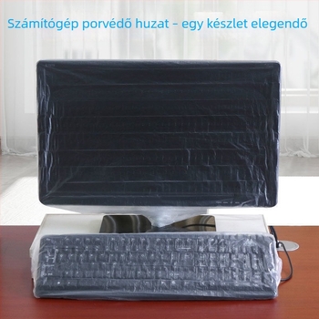Egyszer használatos porvédőfedél kis háztartási készülékekhez, megerősített, univerzális teljes fedés rizsfőzőhöz, légsütőhöz és mikrohullámú sütőhöz