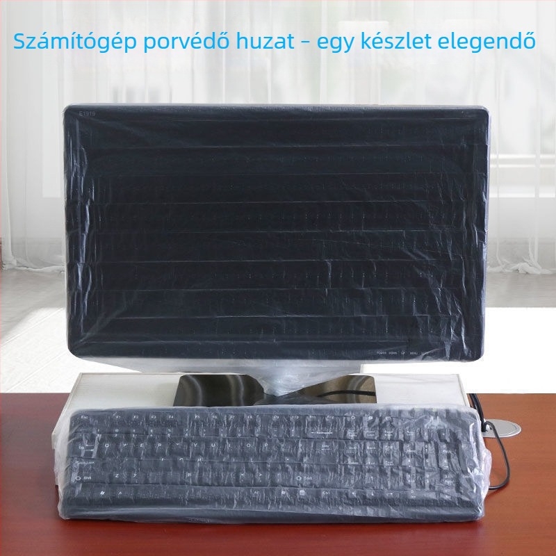 Egyszer használatos porvédőfedél kis háztartási készülékekhez, megerősített, univerzális teljes fedés rizsfőzőhöz, légsütőhöz és mikrohullámú sütőhöz