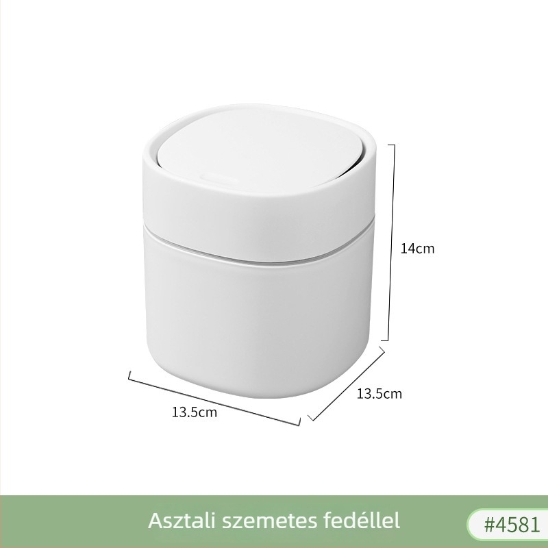 Mini asztali szemetes – könnyed luxus stílusban, kreatív, kompakt kivitel, ideális nappaliba és hálószobába.