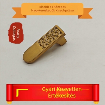 Új kínai stílusú sárgaréz fogantyú fiókokhoz és szekrényekhez, arany felülettel, retro dizájn