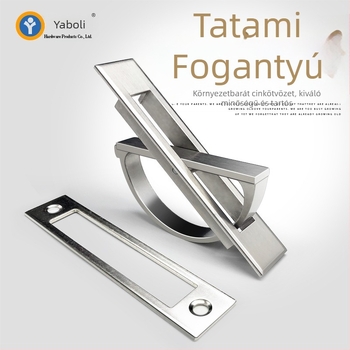 Zinkötvözetből készült tatami-stílusú rejtett fiók-fogó, szekrényekhez