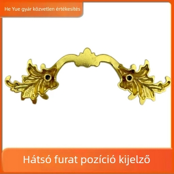 Európai stílusú ötvözött fiók fogantyú, antik ezüst befejezés, francia stílusú szekrényajtó fogantyú fehér olajos felülettel, klasszikus vintage dizájn
