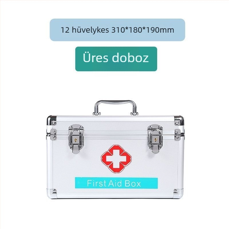 S2V Háztartási gyógyszeres doboz, nagy kapacitású tároló orvosi és egészségügyi készletekhez, hordozható elsősegély doboz