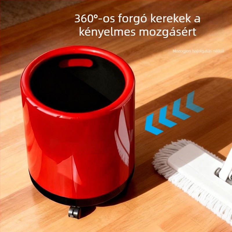 Krém színű dupla rekeszes szemetes kerékkel, fedél nélküli, 12 L kapacitással