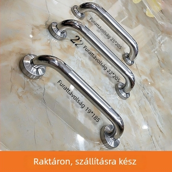 201 rozsdamentes acél könyökszerű, egyoldali ajtófogantyú, alumíniumötvözet, tűzálló ajtókhoz, felületre szerelt, fürdőszoba és hajózási felhasználásra
