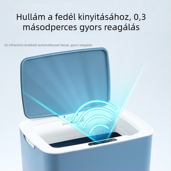 2026-os új modell intelligens kuka fedéllel és szenzorral, otthoni használatra: fürdőszoba, nappali, WC és hálószoba