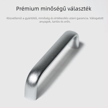 Ív alakú alumíniumötvözet szekrényajtó fogantyú, felületszerelés, modell LS516
