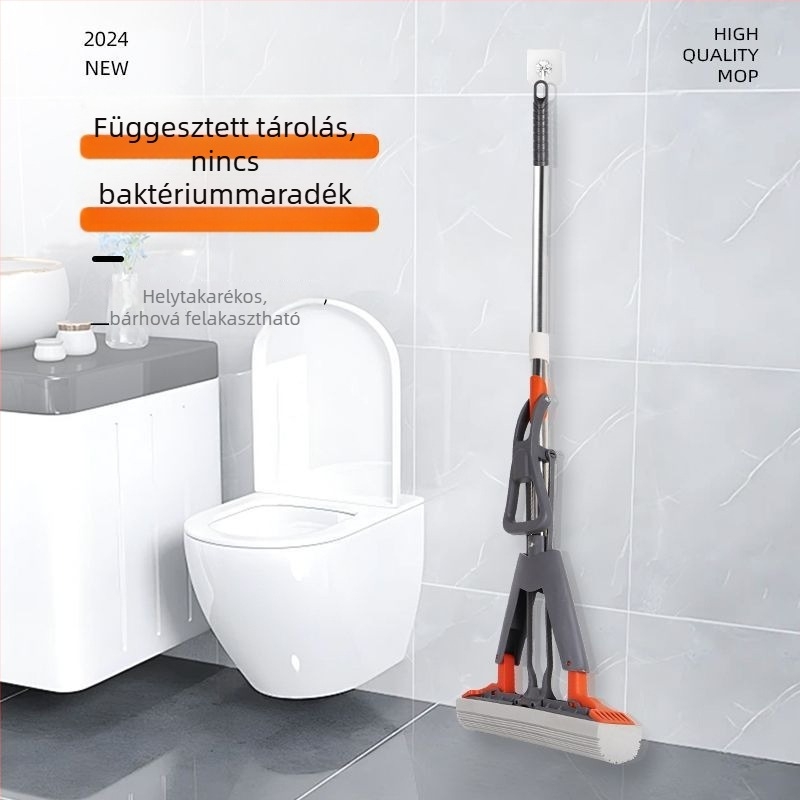 Új szivacs mop otthoni használatra, összecsukható fürdőszobához, rendkívül nedvszívó
