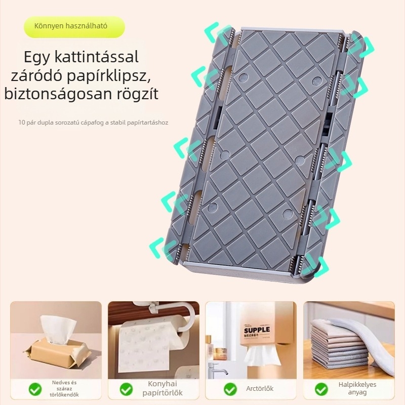 Mini lapos mop klippel, érintésmentes használat, hordozható otthoni tisztítás, mikroszálas