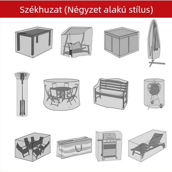 Oxford anyagú kültéri székhuzat, kerti bútorokhoz