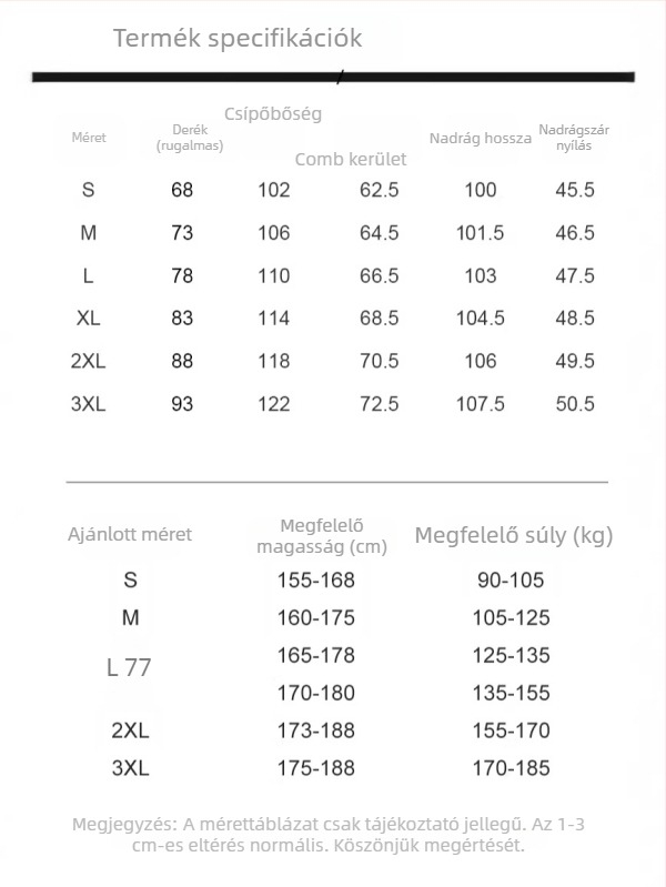 Férfi sportos hosszúnadrág tavasz-ősz szezonra, laza szabású, egyenes fazon, mindennapi viselet