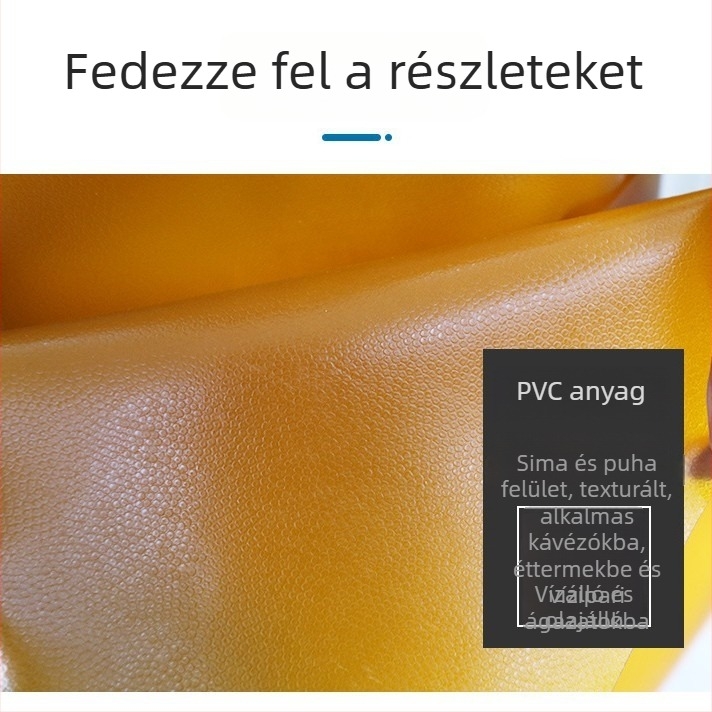 Oxford PVC kötény márvány mintával, vízálló, olajálló, sav- és lúgálló, vastagított hús- és tengeri feldolgozáshoz